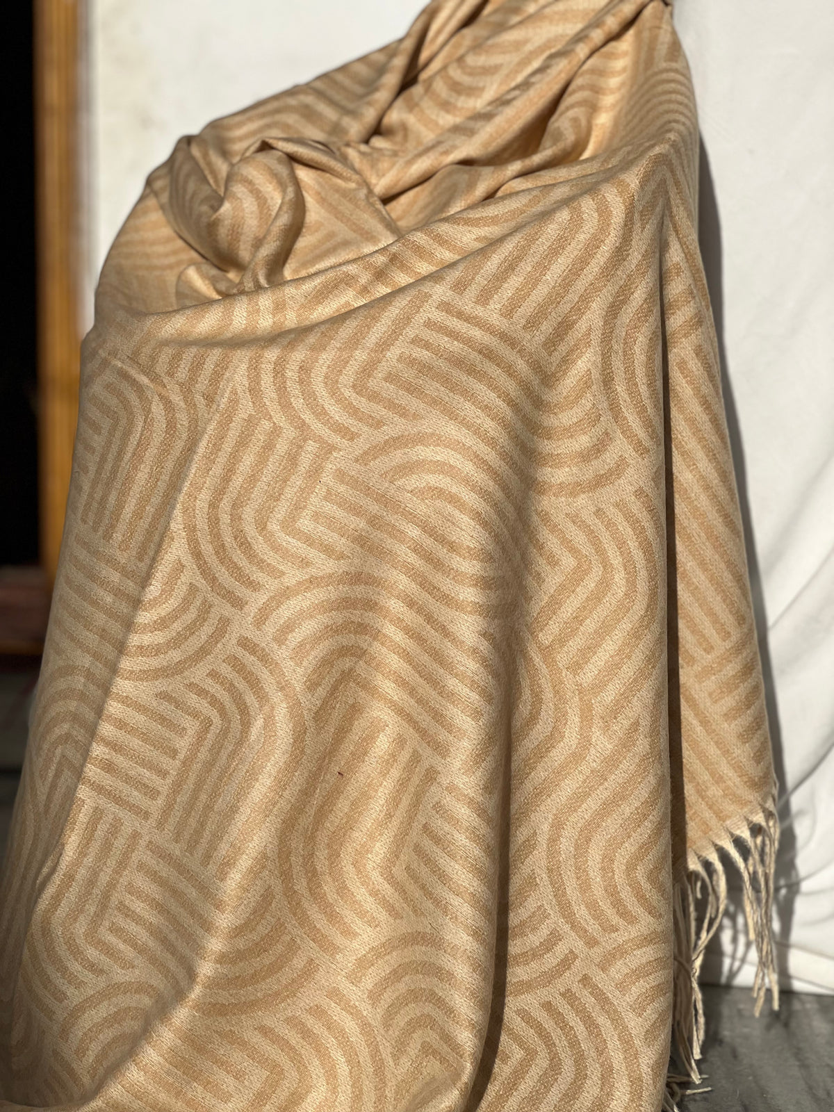 Soft Weave Shawl - Amber