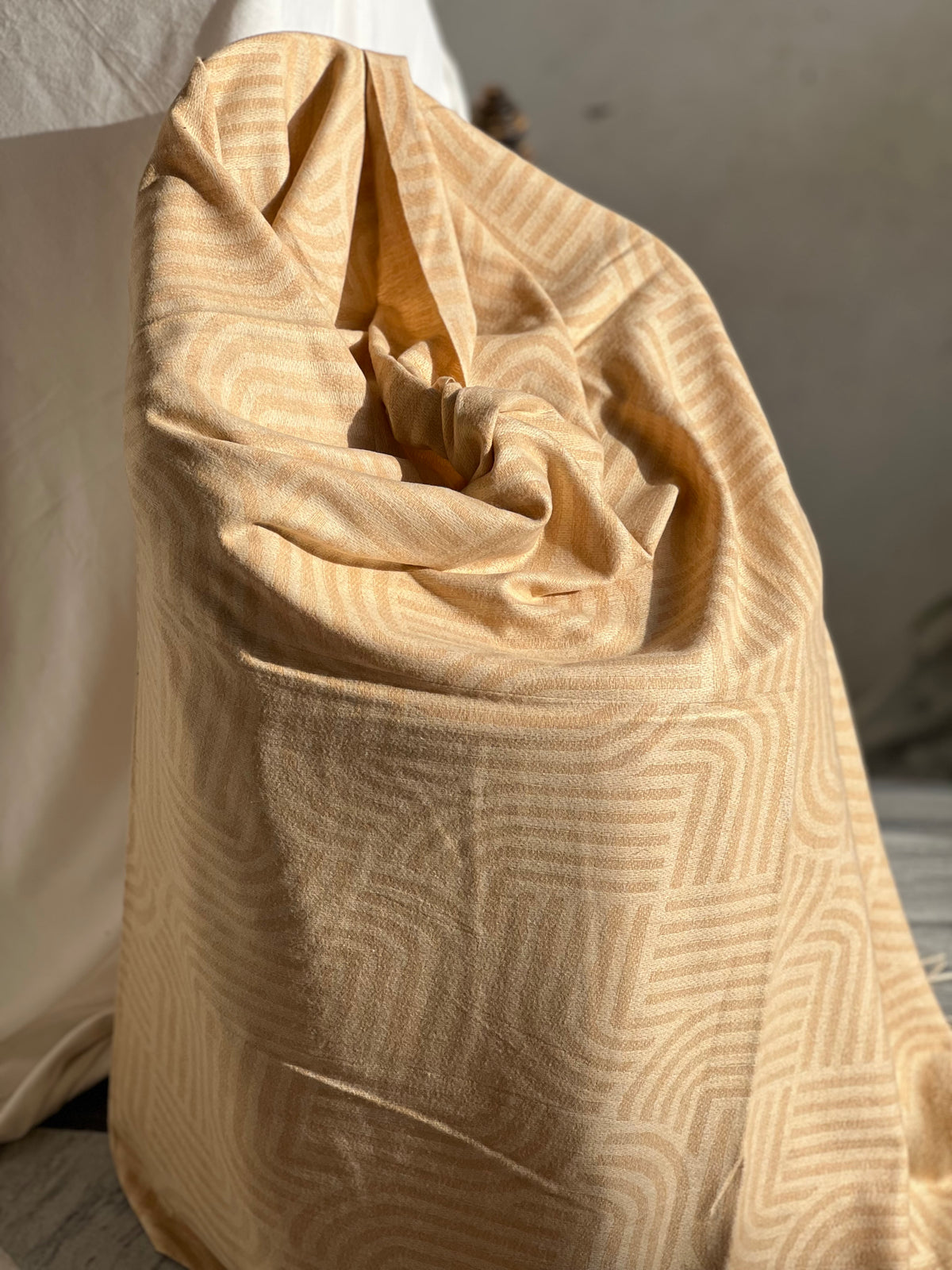 Soft Weave Shawl - Amber