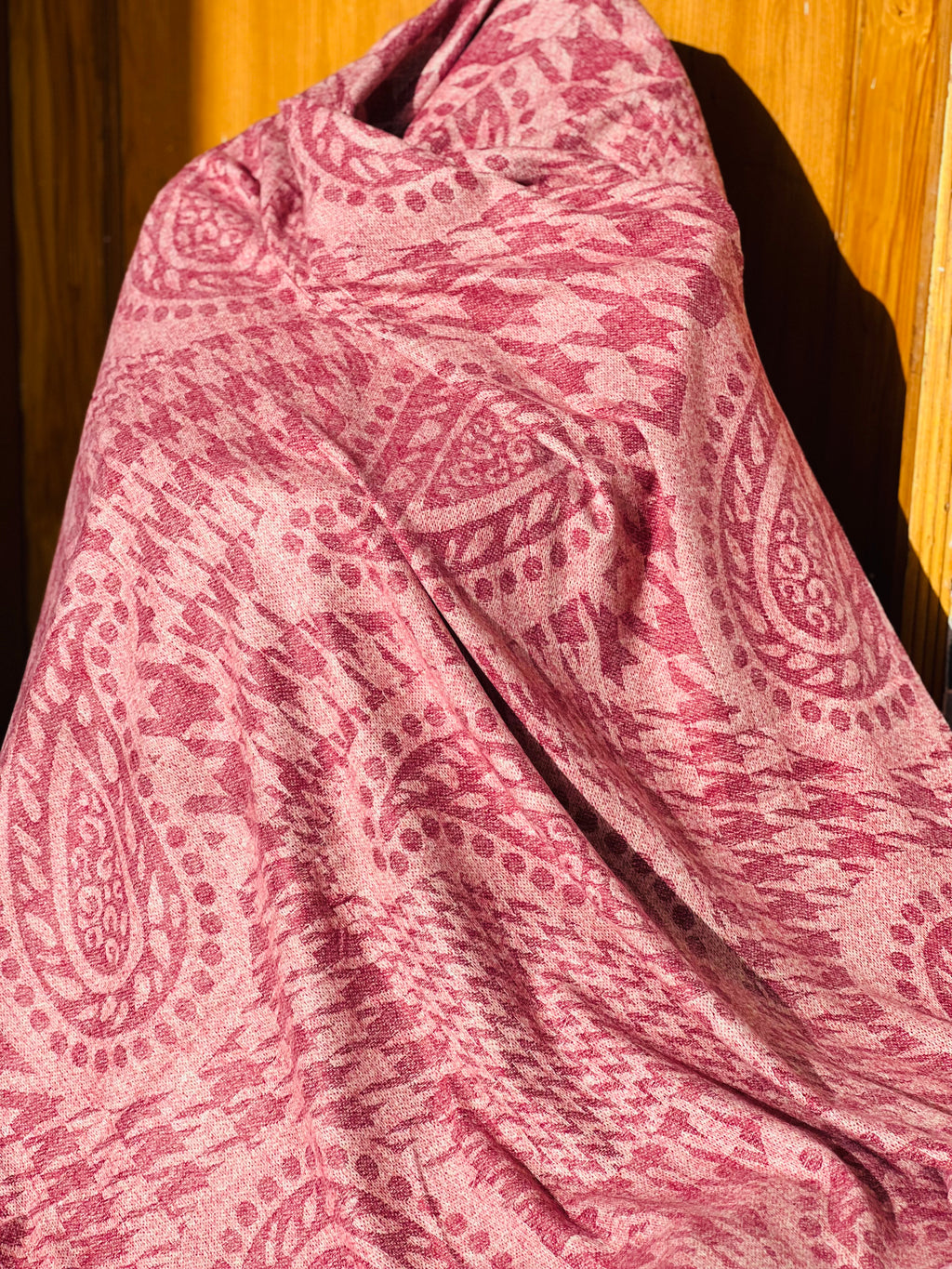 Soft Weave Shawl - Rosewood 03
