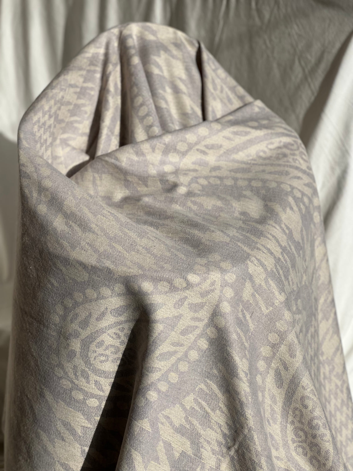 Soft Weave Shawl — Stone Grey 02