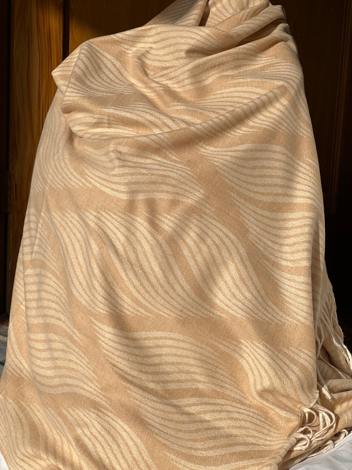 Soft Weave Shawl - Mustard